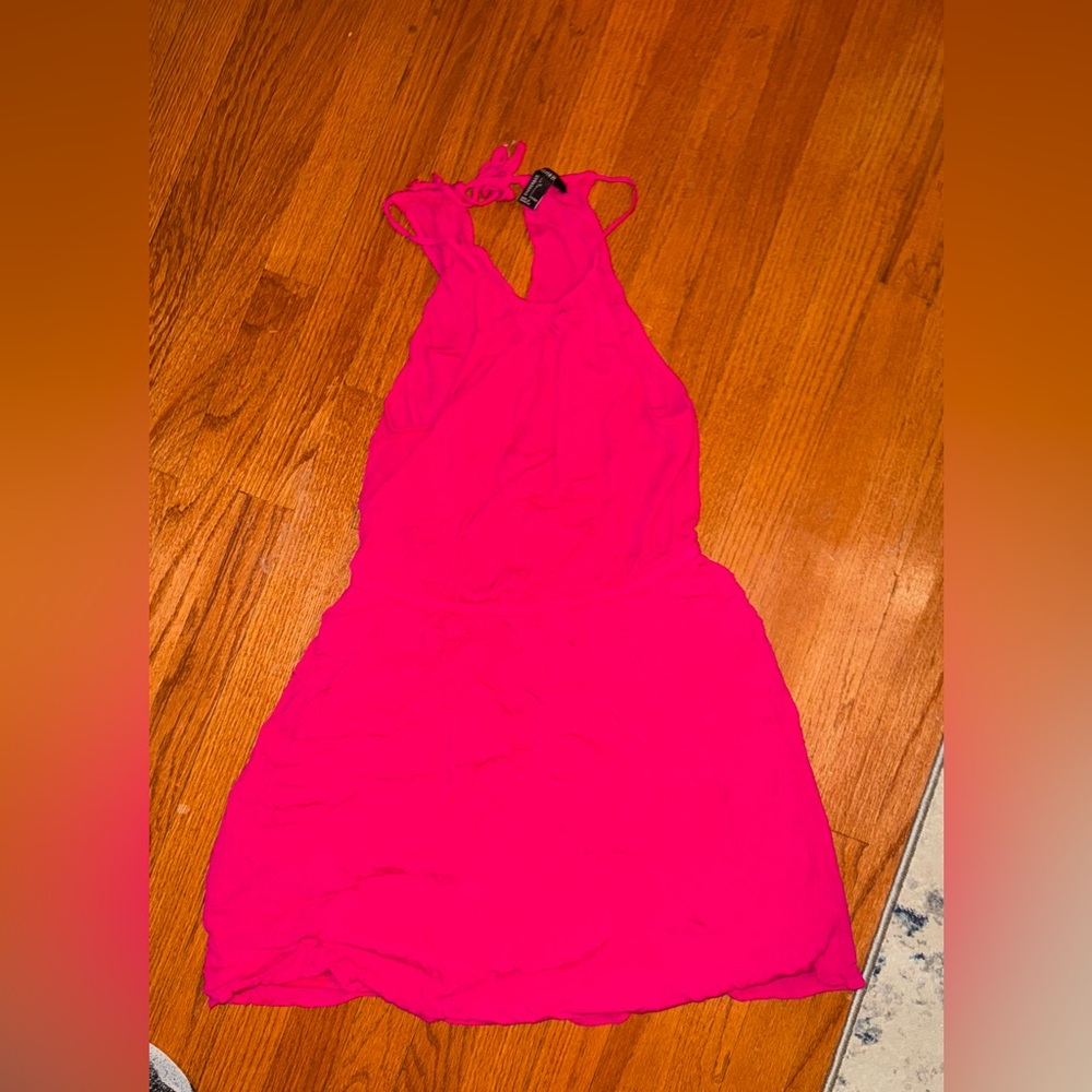 Forever 21 Hot Pink Strappy Top
